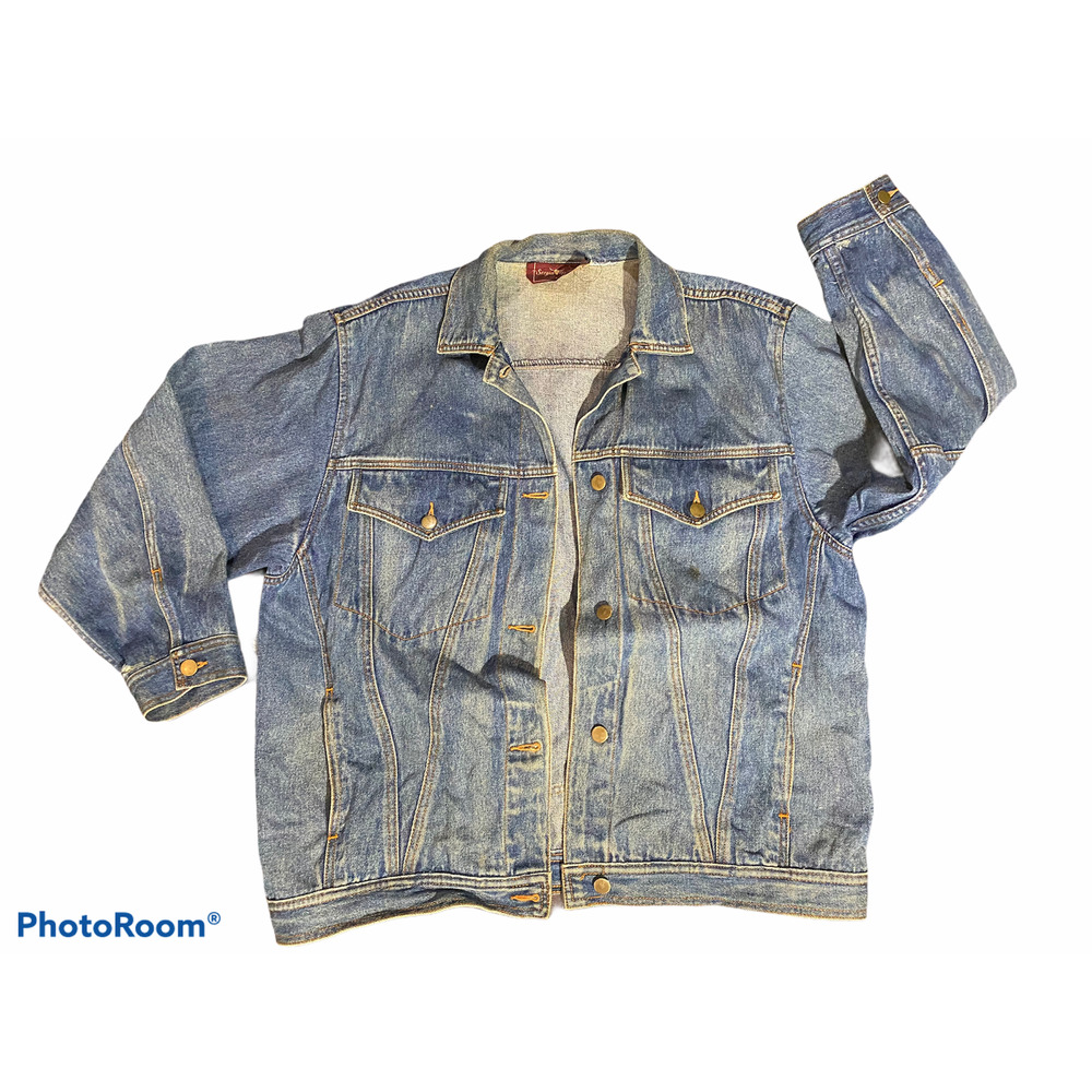 Vintage Sergio Valente Blue Denim Jacket Men